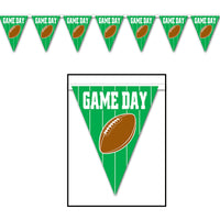 Beistle Game Day Football Party Pennant Banner