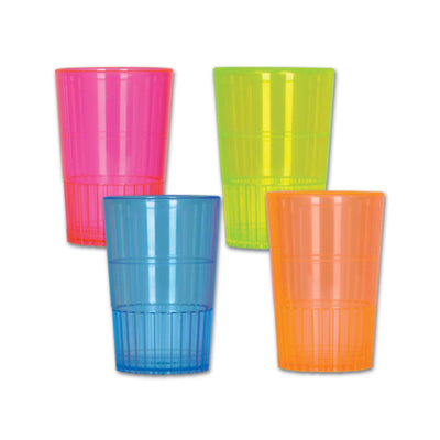 Beistle New Year's Eve Neon Shot Glasses (8/Pkg)