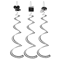 Beistle Printed Filmstrip Party Whirls (3/Pkg)