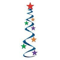 Beistle Star Whirls Party multi-color (3/Pkg)