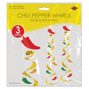 Cinco de Mayo Party Chili Pepper Whirls