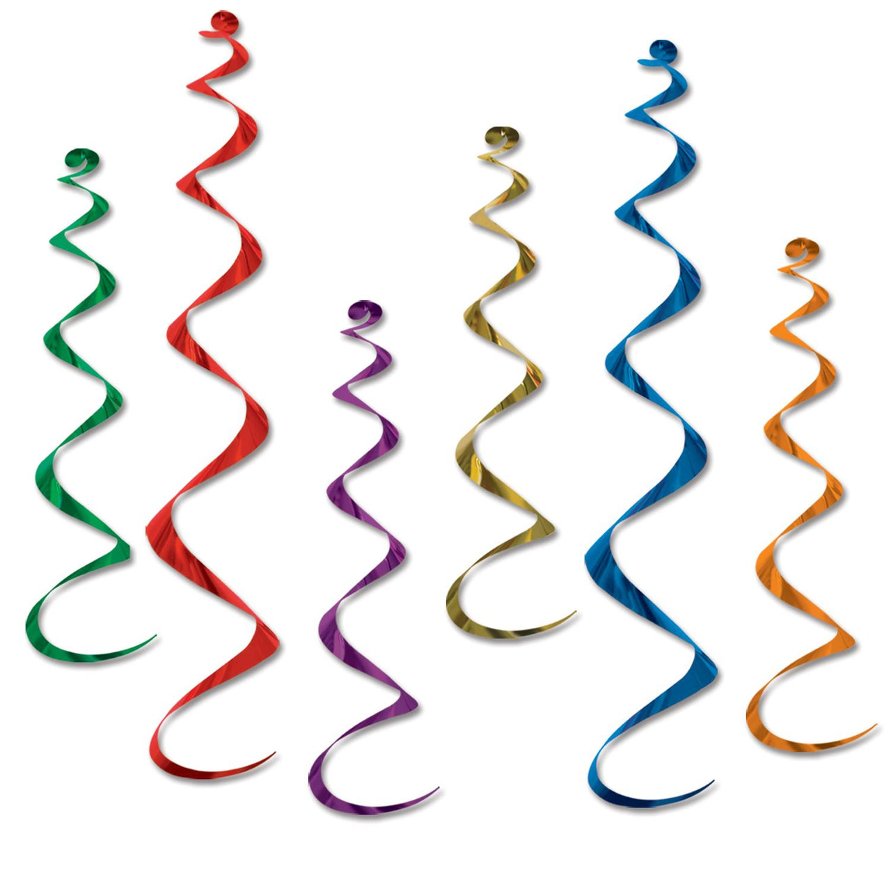 Beistle Twirly Party Whirlys Assorted colors