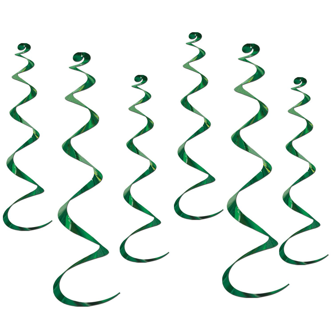 Beistle Twirly Party Whirlys green (6/Pkg)