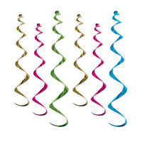 Beistle Twirly Party Whirlys Multicolor