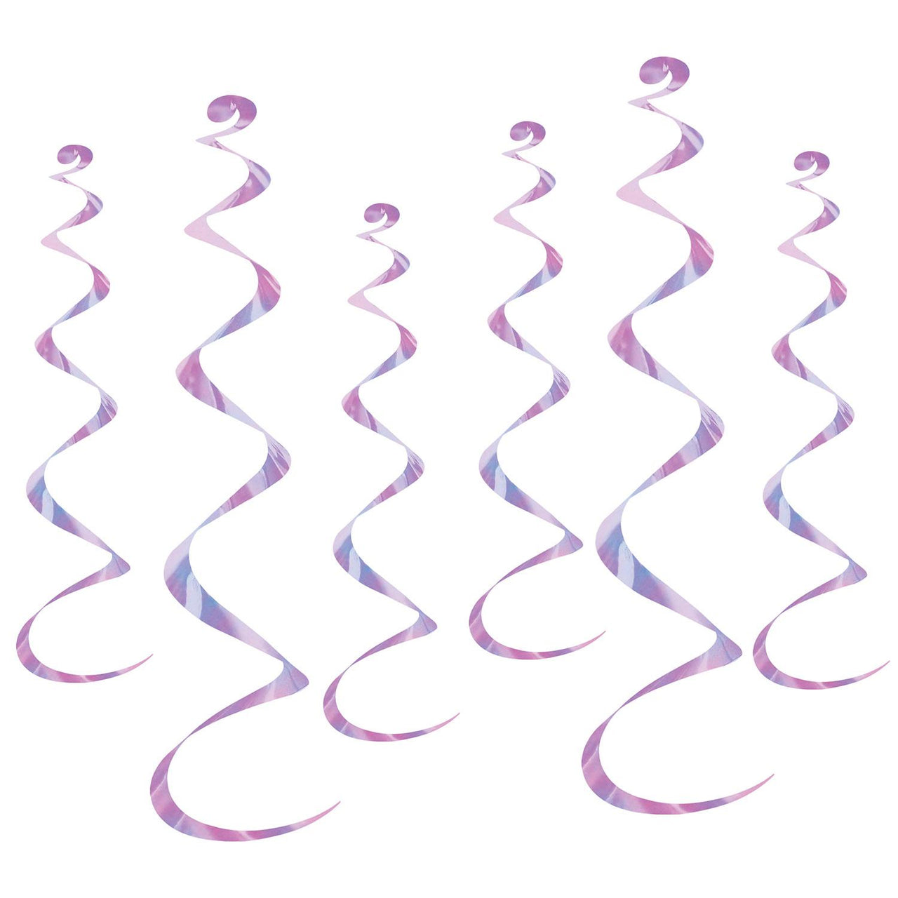 Beistle Twirly Party Whirlys opalescent (6/Pkg)