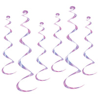 Beistle Twirly Party Whirlys opalescent (6/Pkg)
