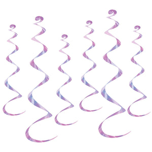 Beistle Twirly Party Whirlys opalescent (6/Pkg)