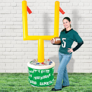 Bulk Inflatable Goal Post Cooler with Football by Beistle