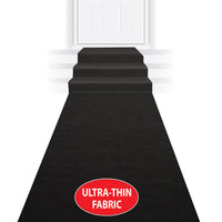 Bulk Black Carpet Poly Runner (Case of 6) by Beistle