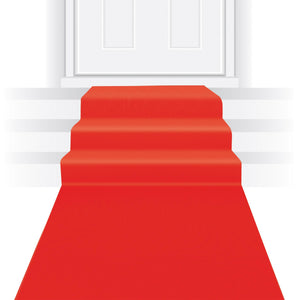 Bulk Awards Night Red Poly Carpet Runner (Case of 6) by Beistle