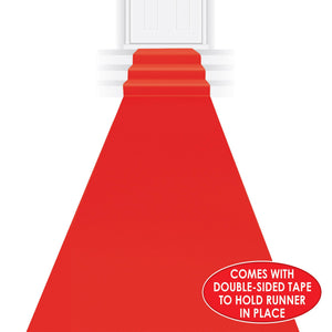 Bulk Awards Night Red Poly Carpet Runner (Case of 6) by Beistle