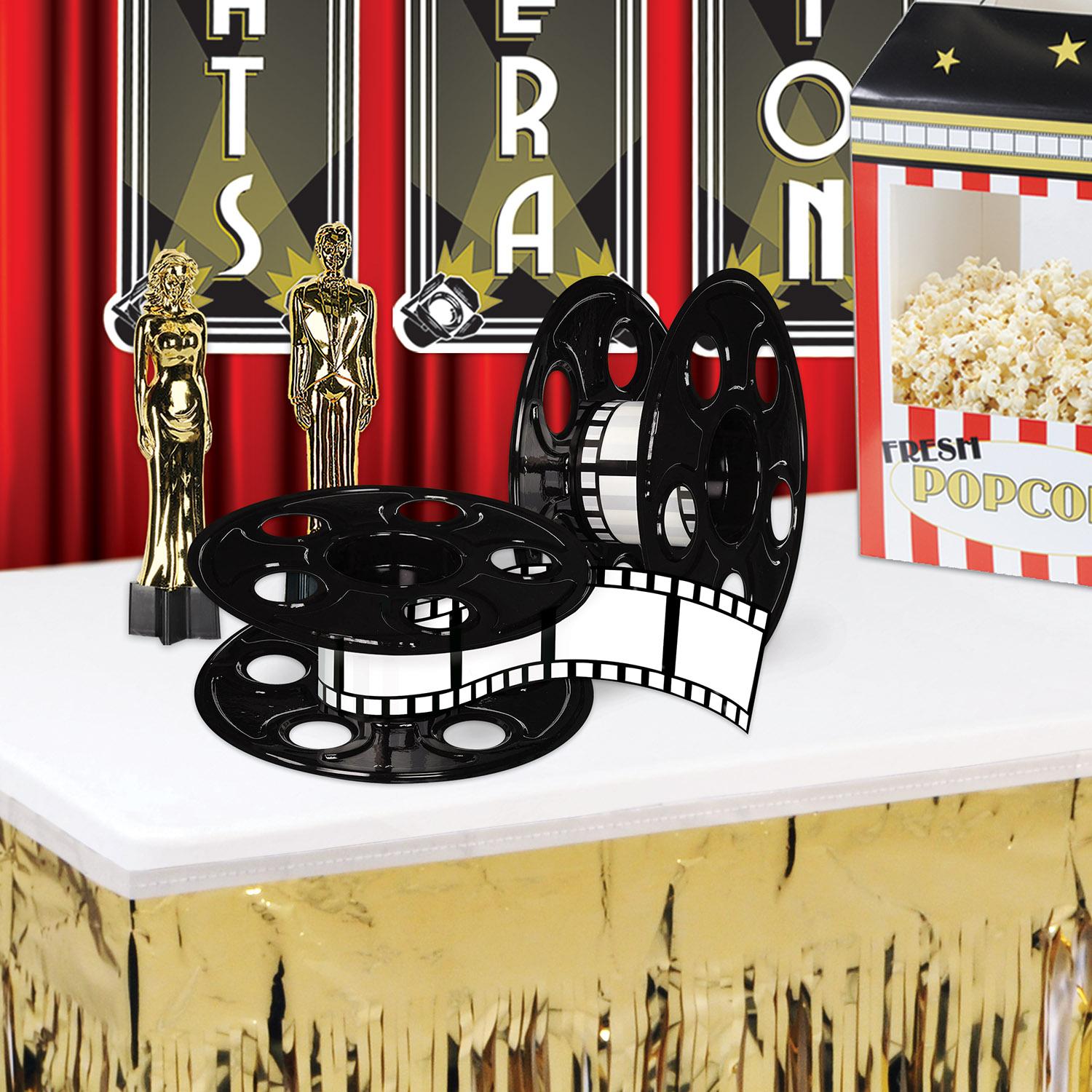 Movie Reel with Filmstrip Party Centerpiece (12 per Case)