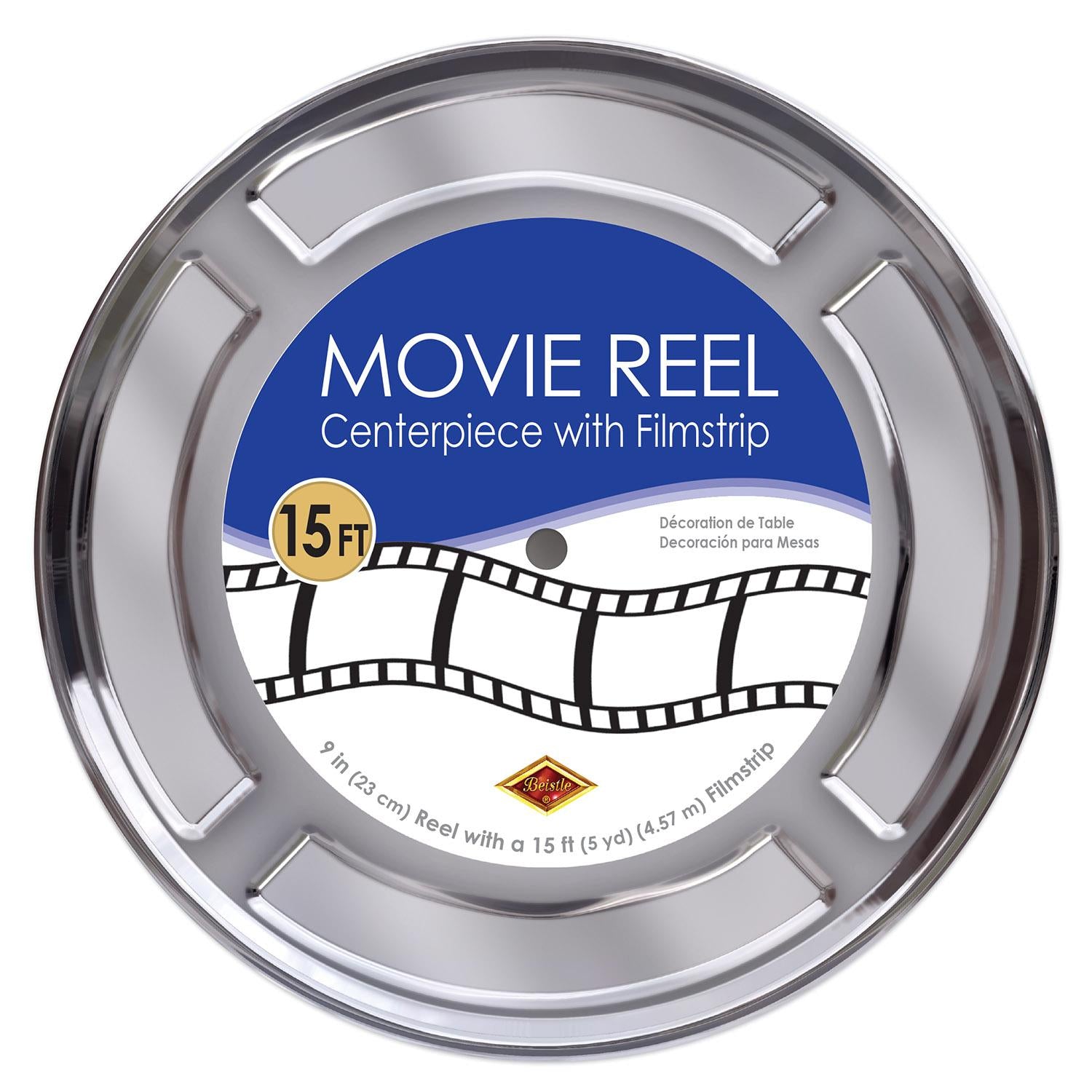 Movie Reel with Filmstrip Party Centerpiece (12 per Case)