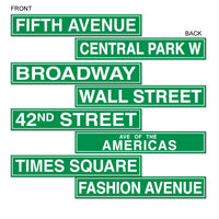 Beistle New York City Street Party Sign Cutouts (4/Pkg)