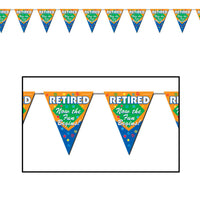Beistle Retired The Fun Begins! Party Pennant Banner
