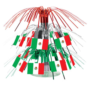 Beistle Fiesta Mexican Flag Mini Cascade Centerpiece