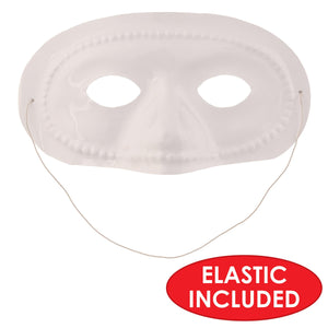 Mardi Gras Party Supplies - Metallic Half Mask