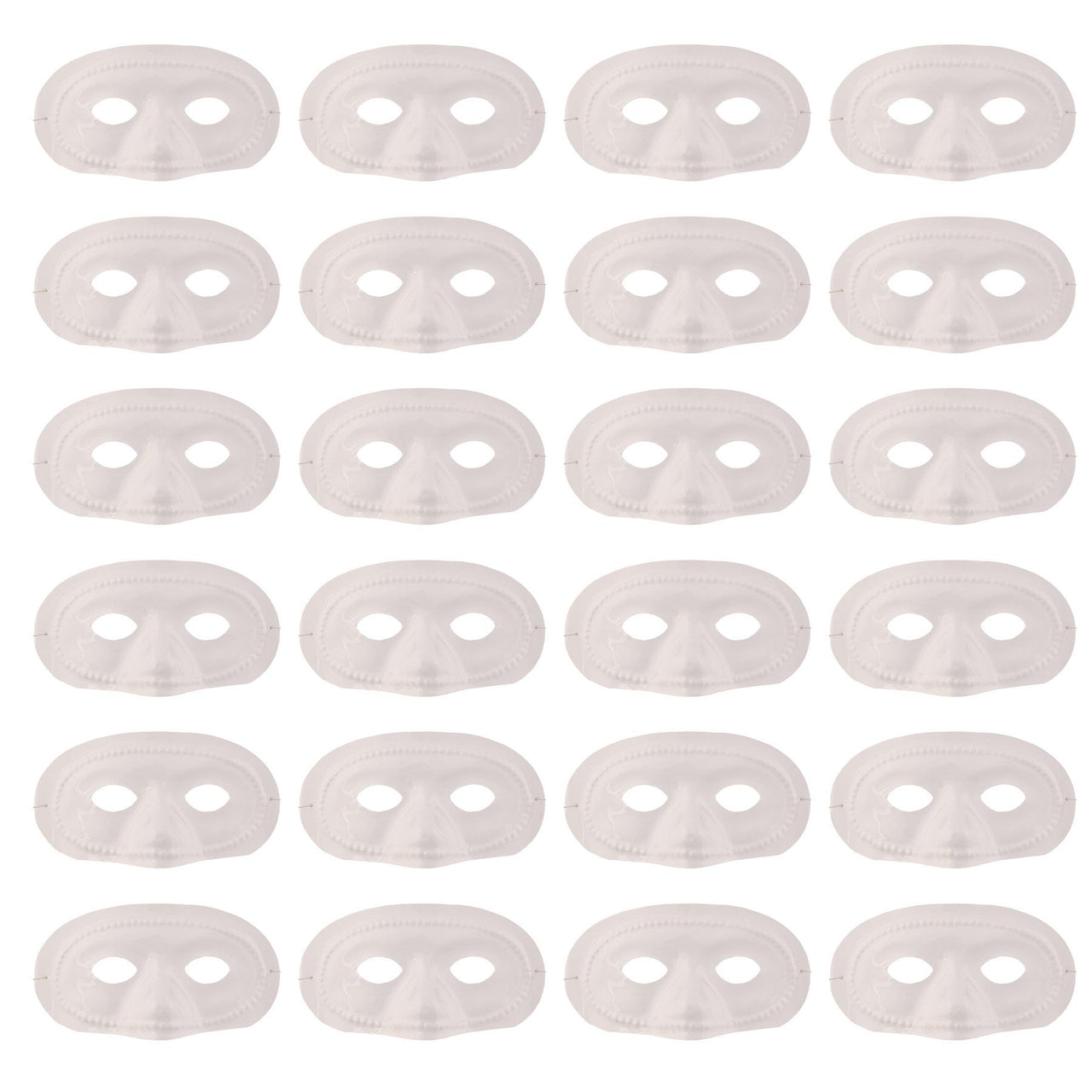 Mardi Gras Party Supplies - Metallic Half Mask