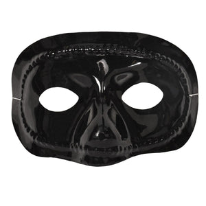 Beistle Mardi Gras Black Half Mask