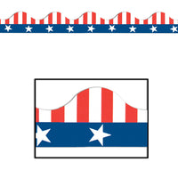 Beistle Patriotic Border Trim (12/Pkg)