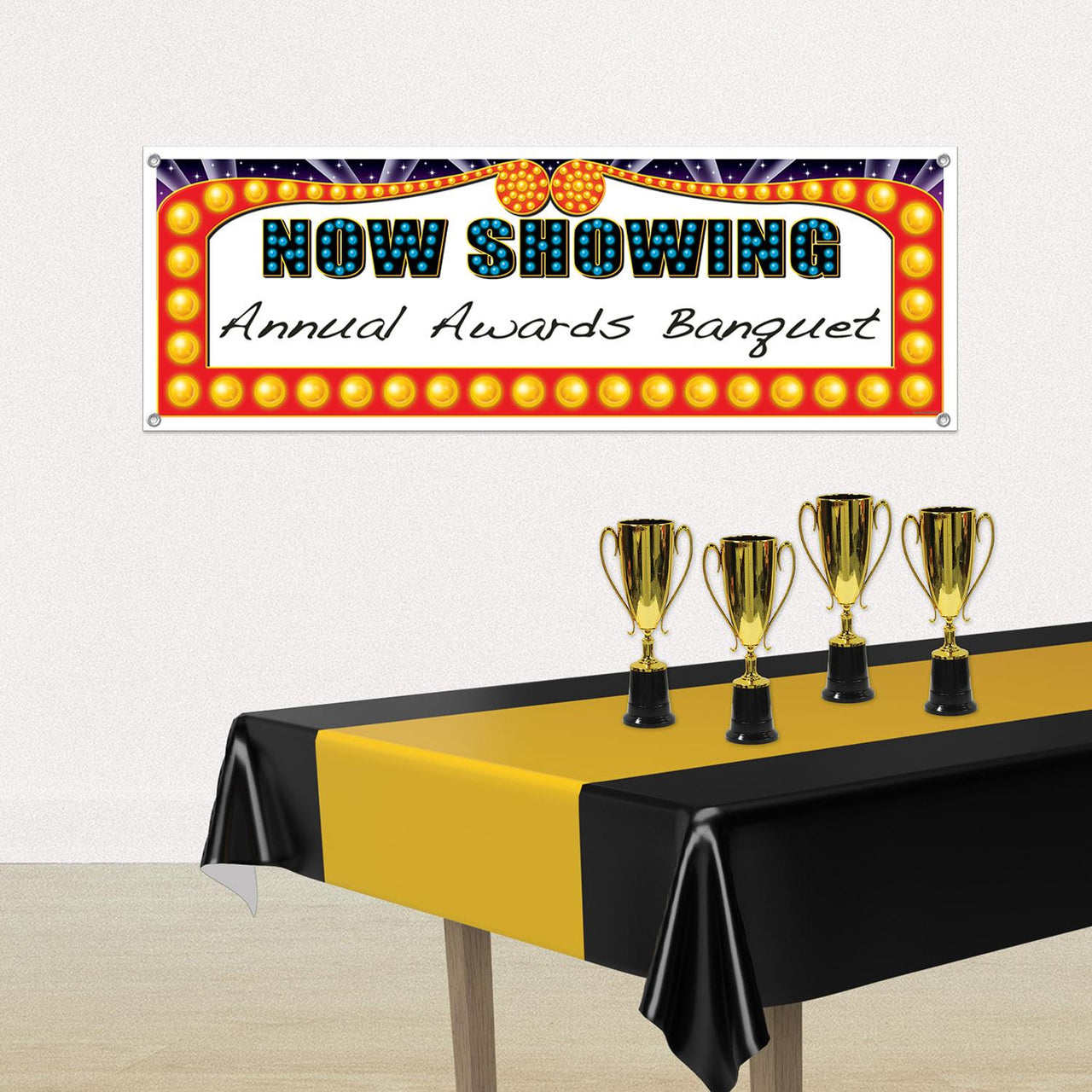 Bulk Now Showing 'Blank' Sign Banner (Case of 12) by Beistle