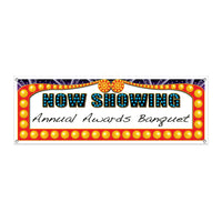 Bulk Now Showing 'Blank' Sign Banner (Case of 12) by Beistle