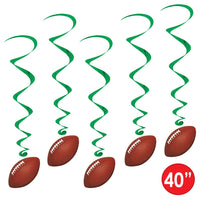 Bulk Football Party Hanging Whirls (Case of 30) by Beistle