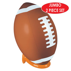 Bulk Football Party Inflatable Football & Tee Set by Beistle