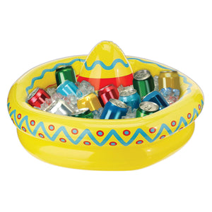 Bulk Inflatable Sombrero Cooler (Case of 6) by Beistle