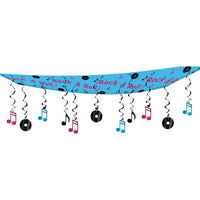 Beistle Rock & Roll Ceiling Party Decor