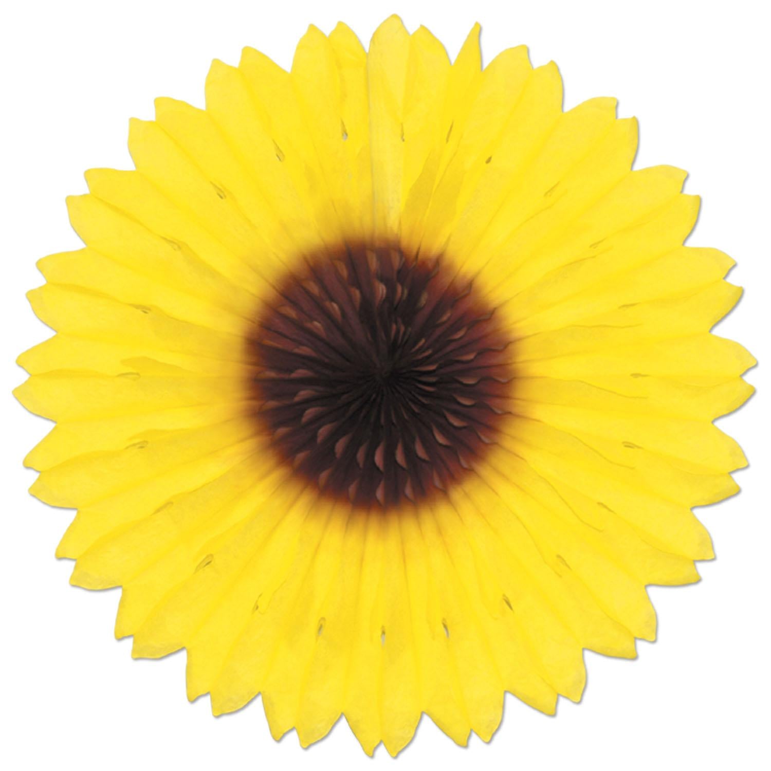 Beistle Sunflower Party Fan