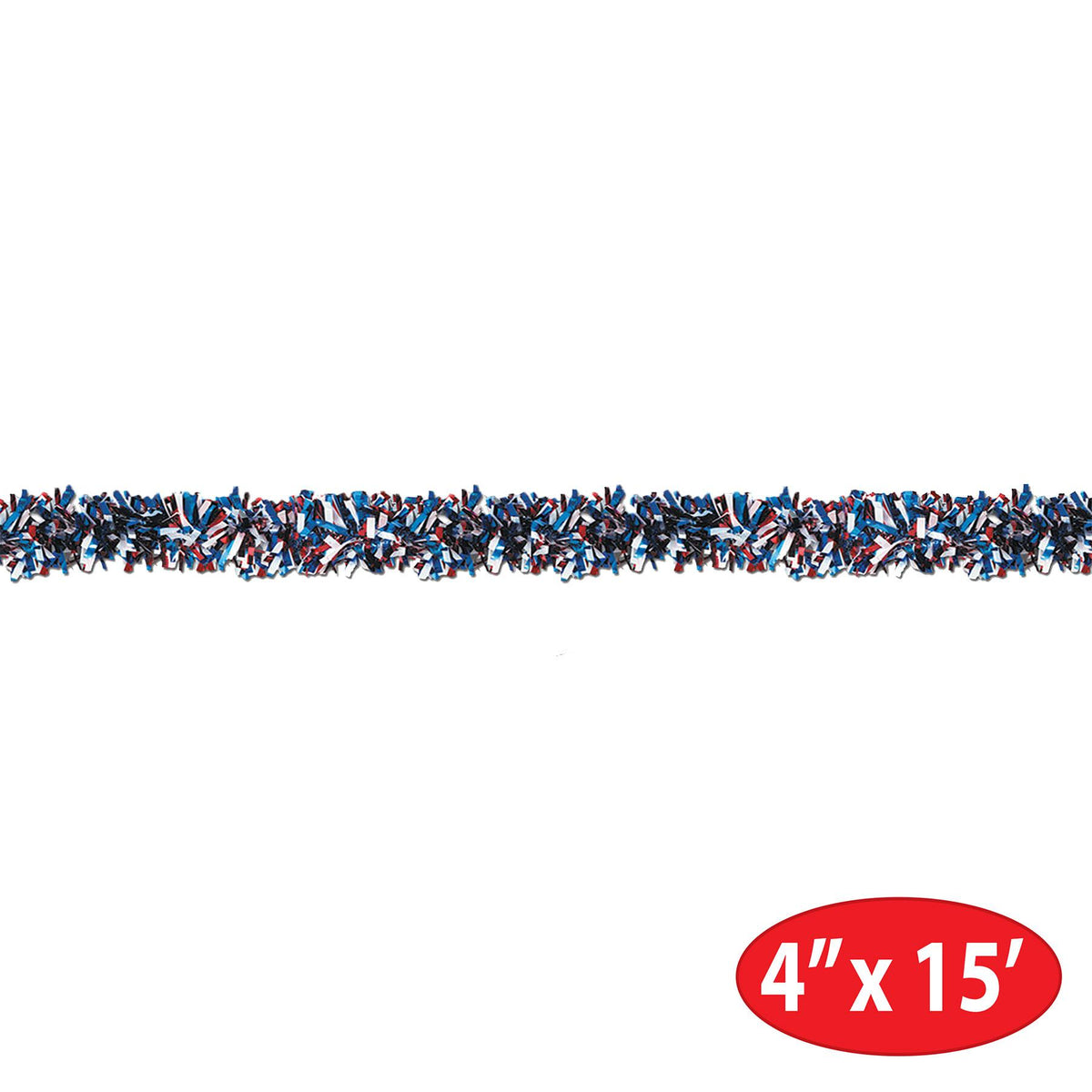 Gleam 'N Fest Festooning Garland red, white, blue