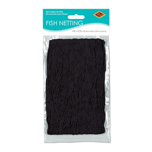 Bulk Luau Party Fish Netting black (Case of 12) by Beistle