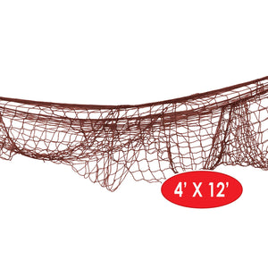 Bulk Fish Netting brown (Case of 12) by Beistle