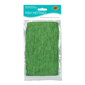 Bulk Luau Party Fish Netting green (Case of 12) by Beistle