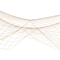 Beistle Luau Party Fish Netting - natural white