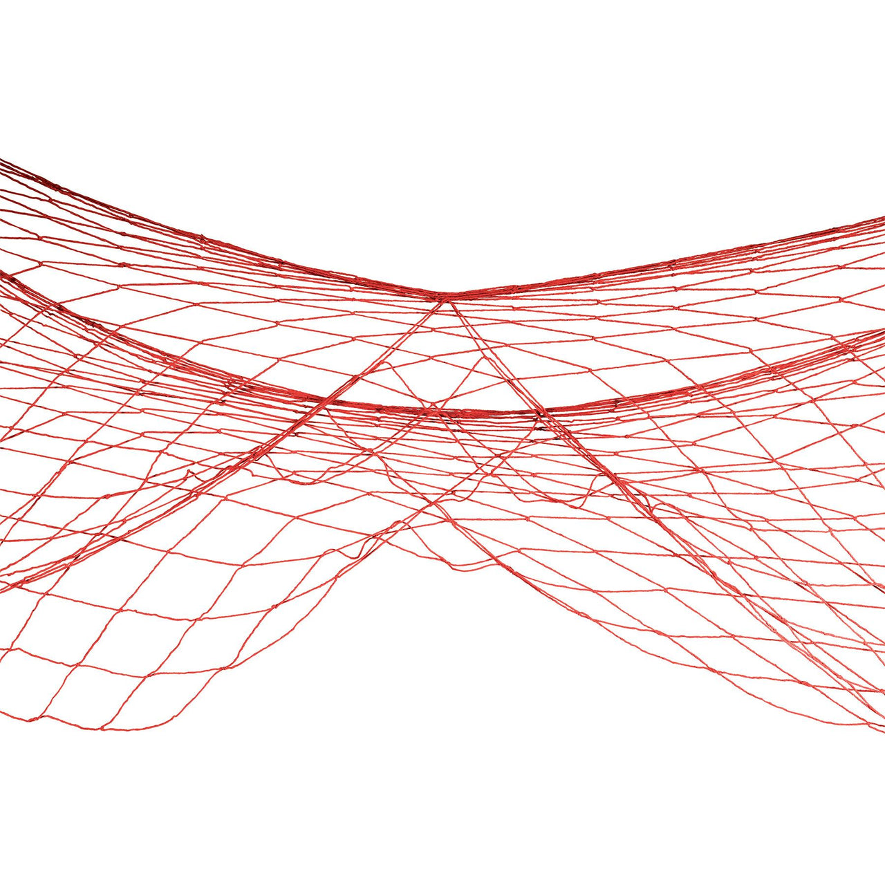 Beistle Luau Party Fish Netting - red