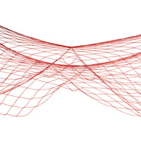 Beistle Luau Party Fish Netting - red