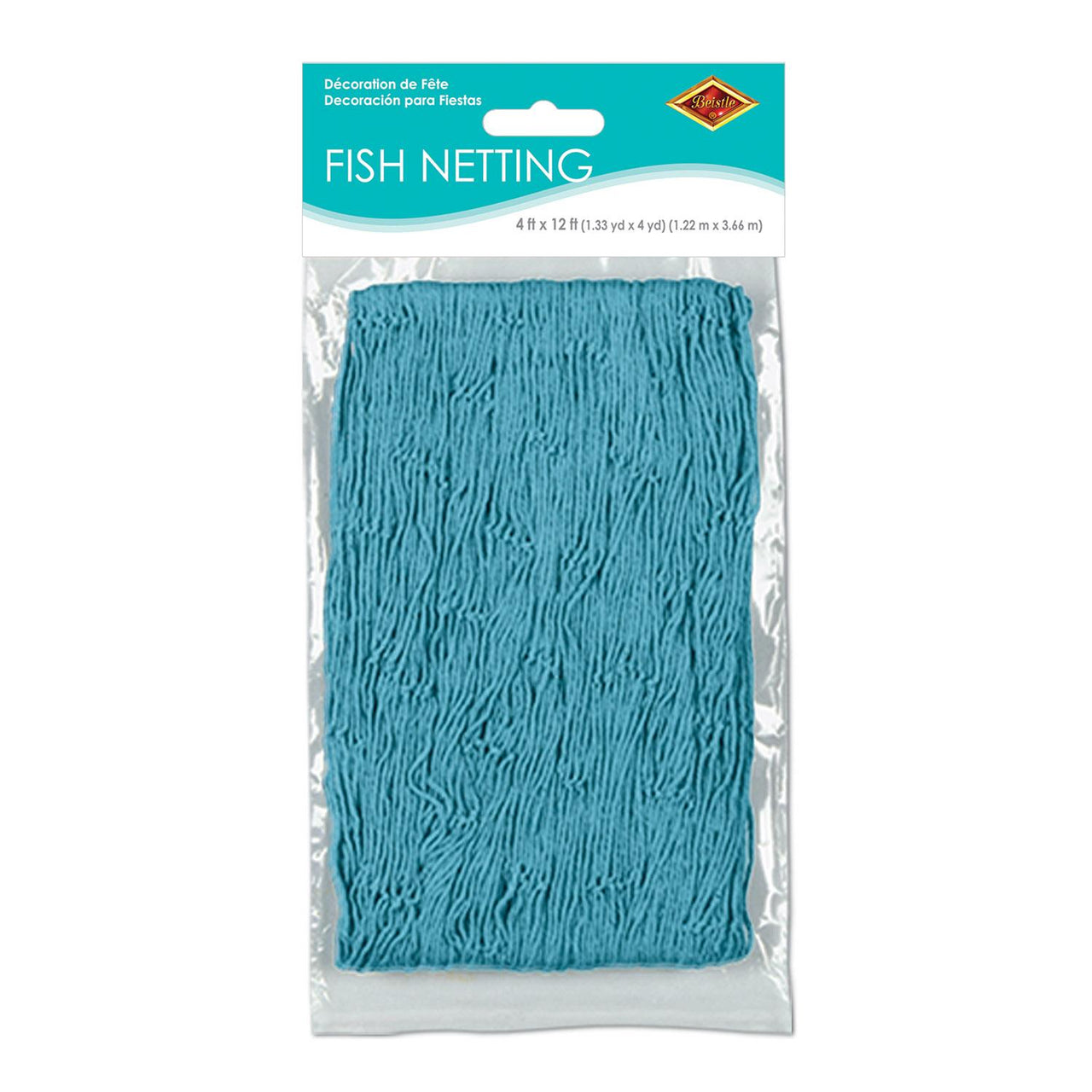 Bulk Fish Netting turquoise (Case of 12) by Beistle