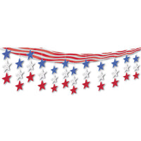 Beistle Stars & Stripes Ceiling Party Decor