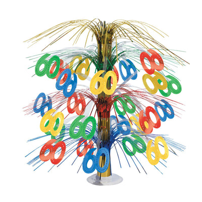 Beistle 60th Birthday Party Cascade Centerpiece