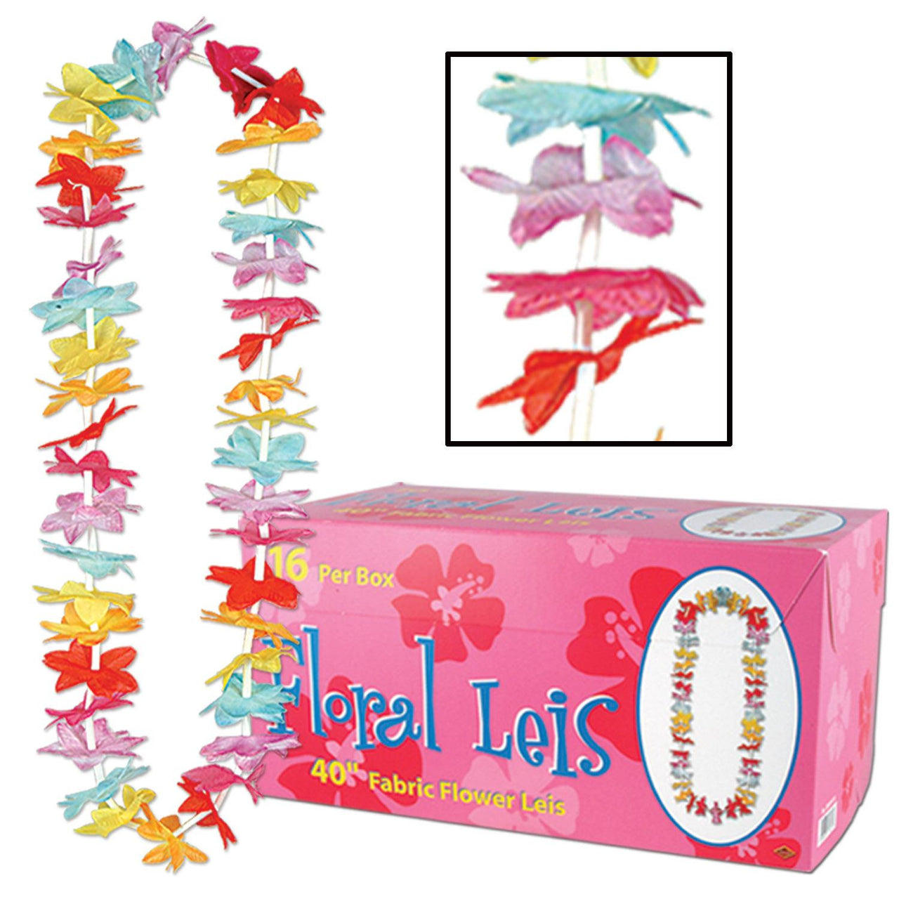 Beistle Luau Party Floral Lei multi-color