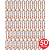 Beistle Floral Lei (Pack of 50) - Luau Party Leis, Luau Party Supplies, Luau Stuff to Wear