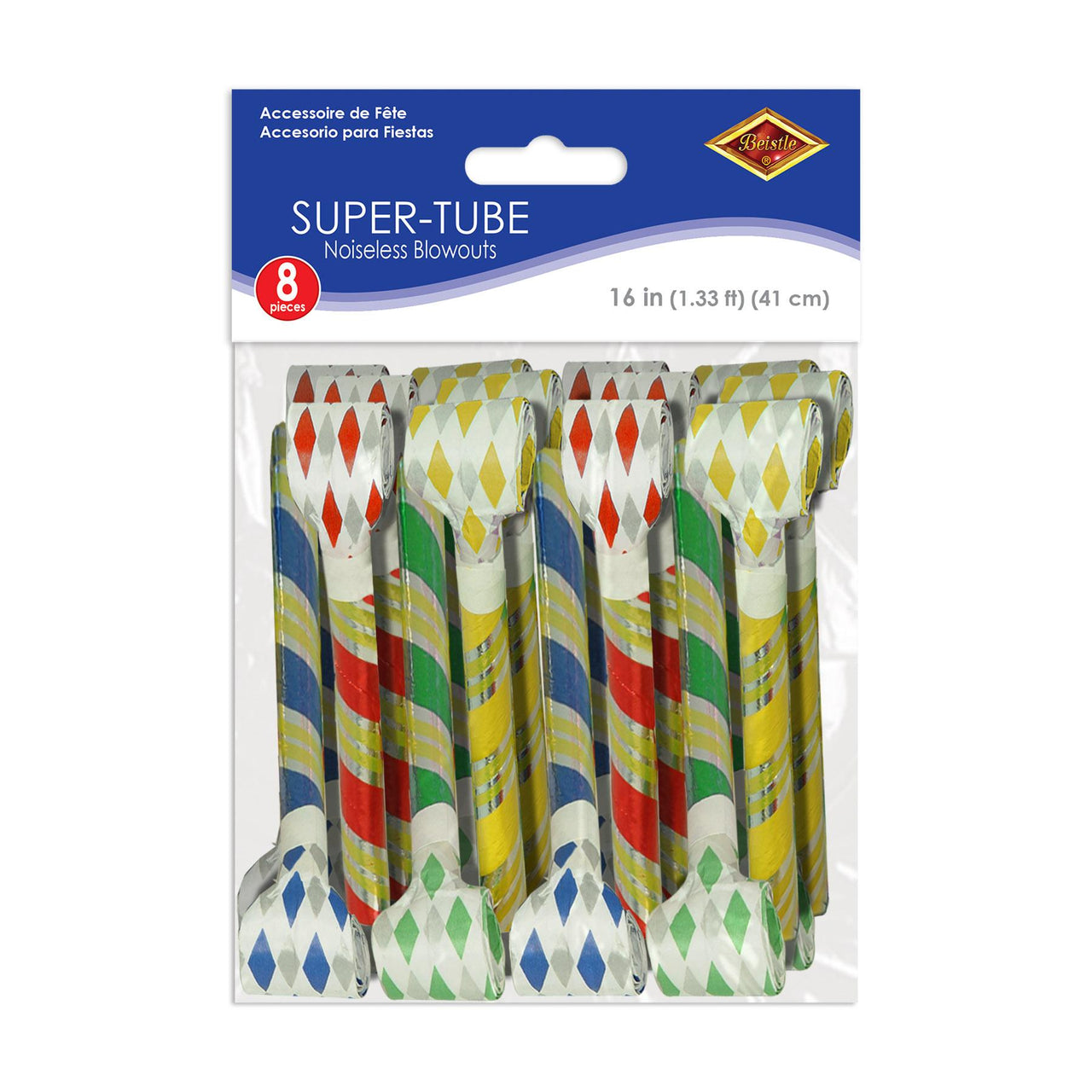 Super-Tube Noiseless Blowouts - assorted colors
