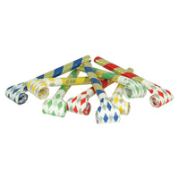 Beistle Super-Tube Noiseless Blowouts (8/Pkg)