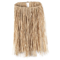 Luau Party Extra Large Raffia Hula Skirt - Natural (36