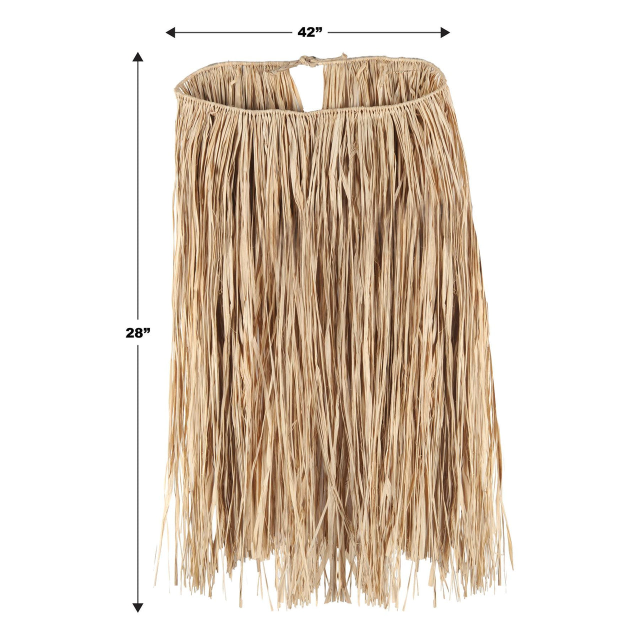 King Size Raffia Hula Skirt - natural