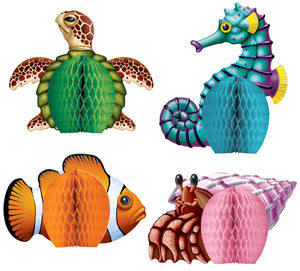Bulk Luau Party Sea Creatures Playmates (Case of 48) by Beistle
