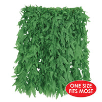 Luau Party Supplies - Tropical Fern Leaf Hula Skirt - green