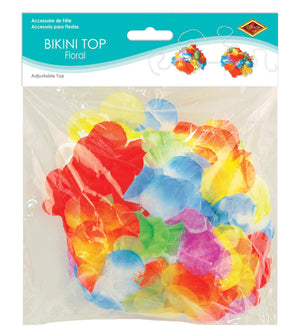 Luau Party Supplies - Floral Bikini Top